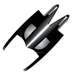 2pc Front Side Corner Splitter Spoiler for BMW 5 Series F10 F11 M5 (2011–2017)