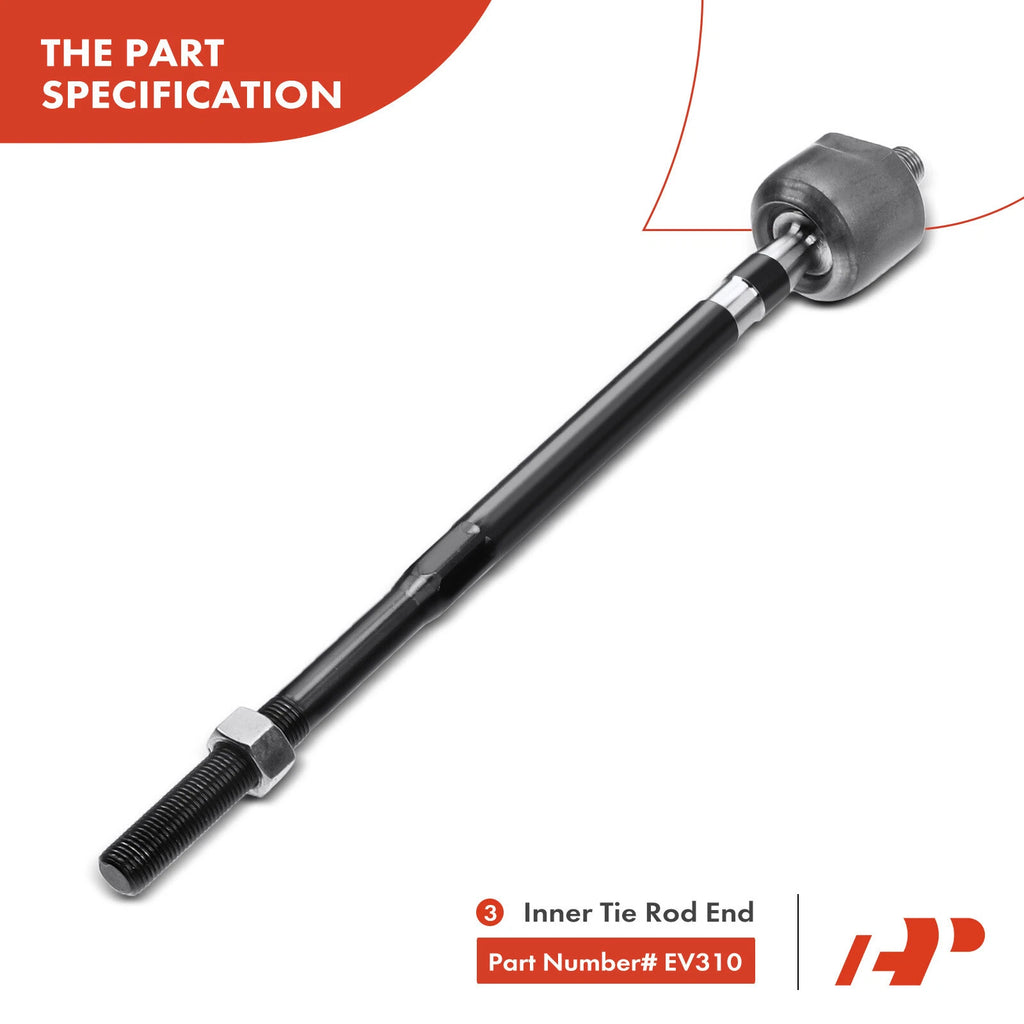 Inner & Outer Tie Rod End Ball Joint for Toyota Paseo (1992–1999)