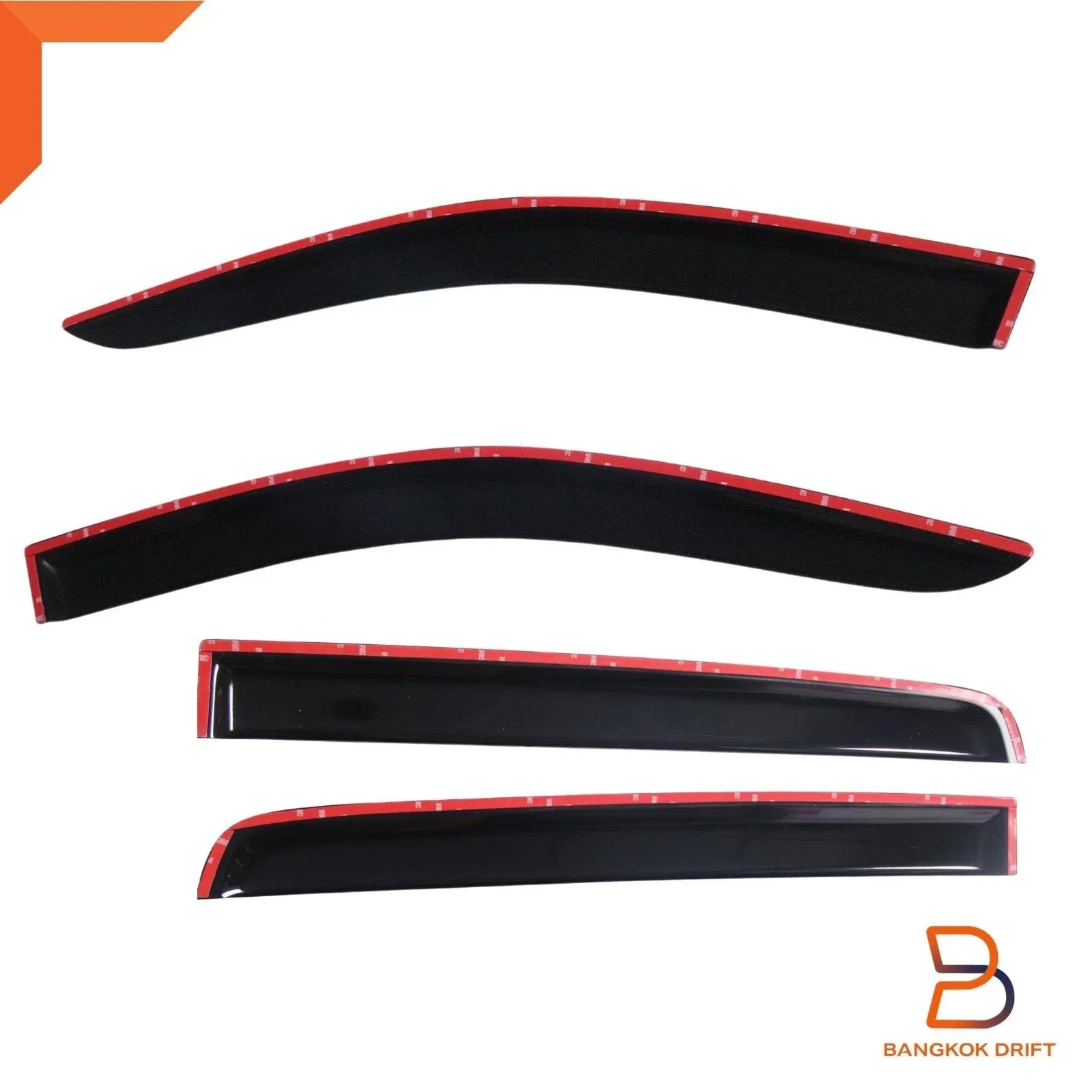 Weather Shield Window Visor Rain Guard for Ford Ranger (2022-2024)