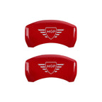 Set of 4 Caliper Covers w Silver MGP Logo for Mercedes-Benz E430 (2000–2002)