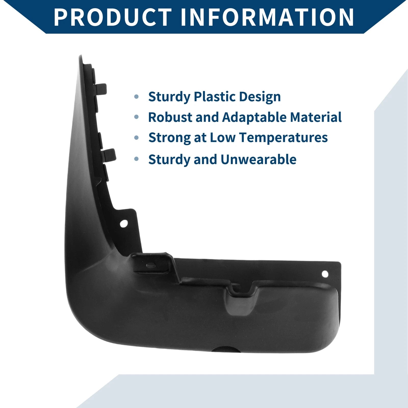 Set of 4 Mud Flaps Splash Guards for Mercedes-Benz S Class (2008–2014)