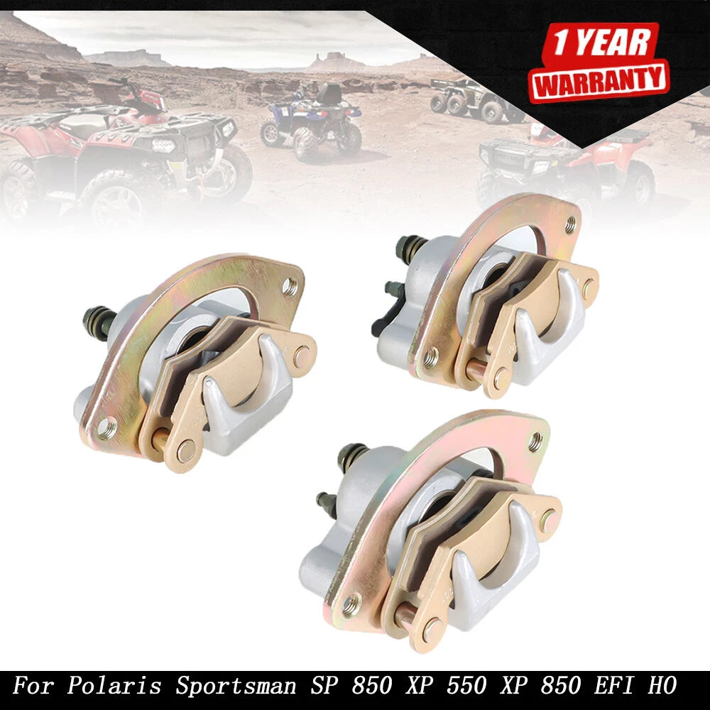Set of 2 Front & Rear Brake Calipers for Polaris Scrambler 850 XP (2014–2023)