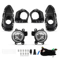 Pair Front Bumper Fog Lights for Honda Fit (2018–2020) W/Wiring Switch