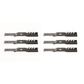 Set of 6 Toothed Blades for Cub Cadet Enforcer 54 M54 Tank Z-Force Pro 54