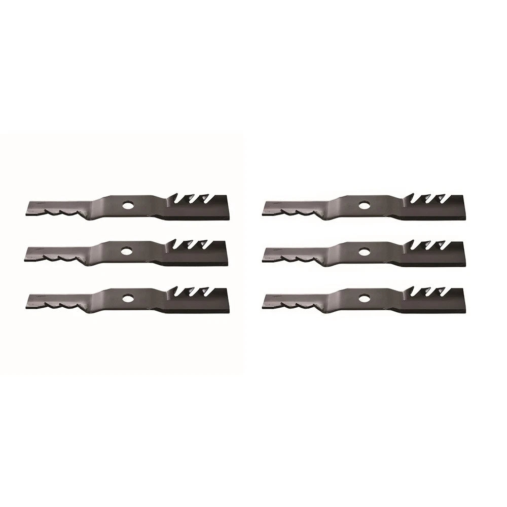 Set of 6 Toothed Blades for Cub Cadet Enforcer 54 M54 Tank Z-Force Pro 54