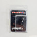 Goodridge 45 Degree Brake Line Fitting #3 3/8-24 Black 646-03BK