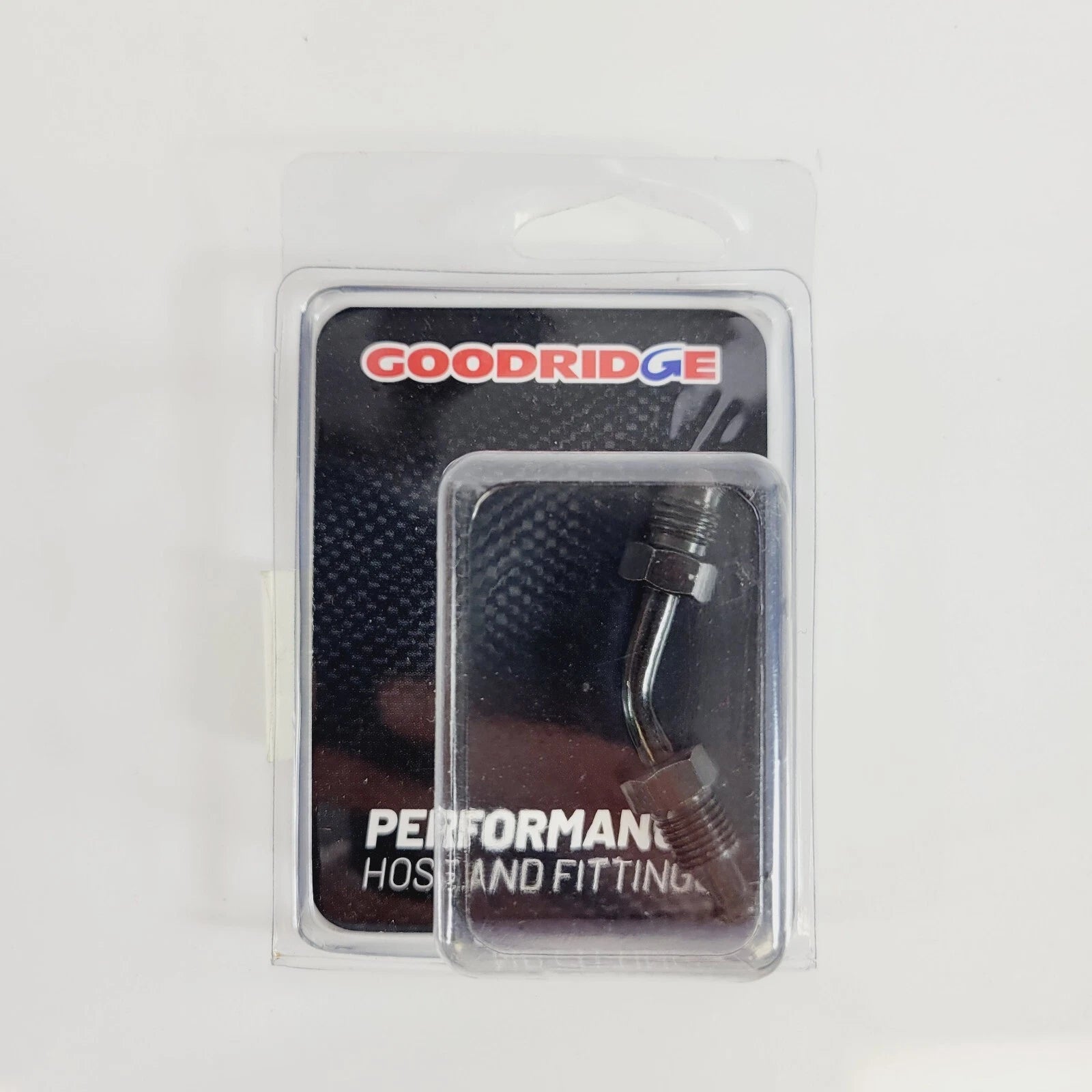 Goodridge 45 Degree Brake Line Fitting #3 3/8-24 Black 646-03BK