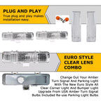 Clear Corner Bumper Signal Light for Chevy S10 Blazer GMC S15 Jimmy (1983–1993)