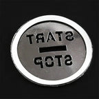 Aluminum Alloy Silver Start Stop Button Cover for Jaguar XF (2008-2015)