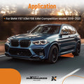 Front Splitter Spoiler Lip for BMW X3M X4M Competition (2019–2022) F97 F98 Gloss Black