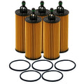 5X Wix WL10010 Engine Oil Filter Kit for (Metal Free)