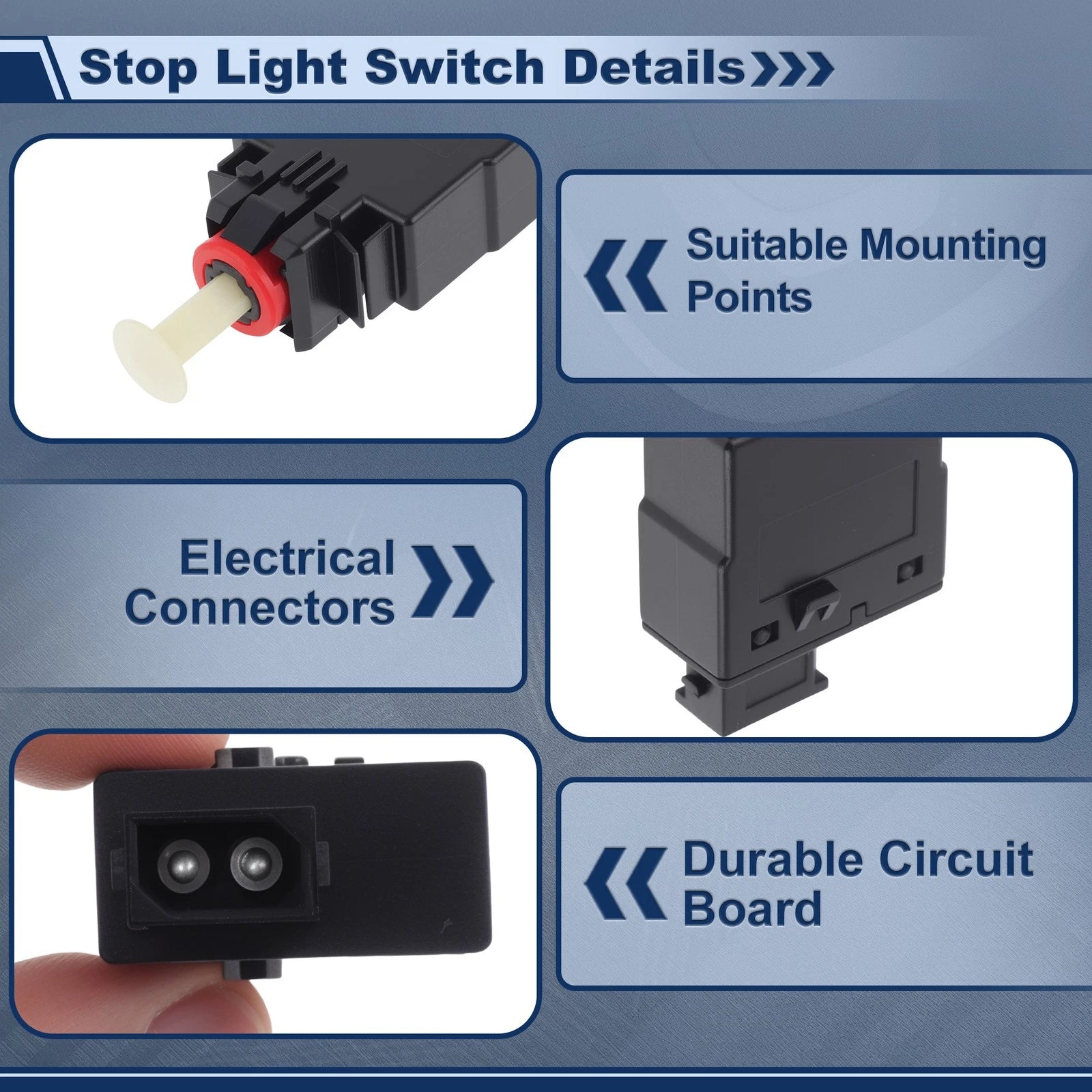 Brake Light Switch for BMW 3 E30 318i (1984–1991) 61318360420