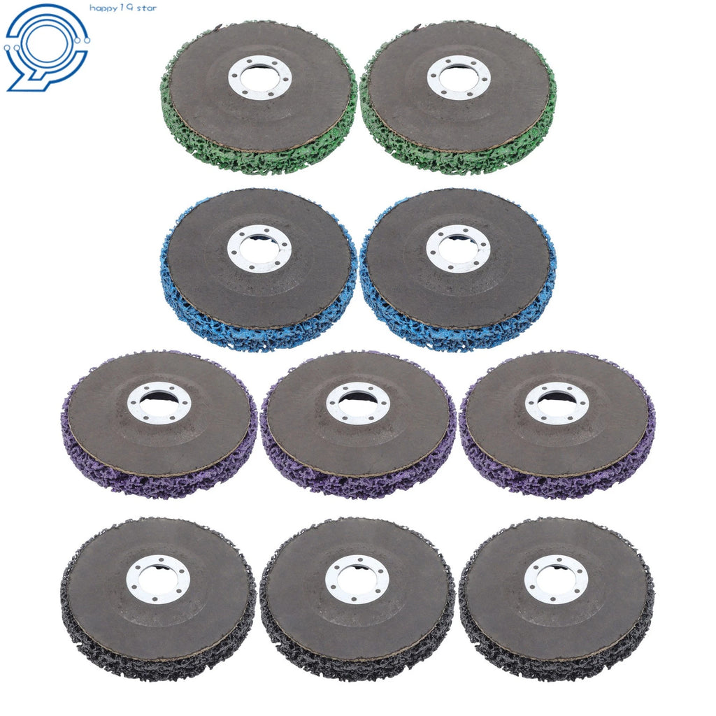 Set of 10 Paint Stripping Discs for Angle Grinder (4-1/2")