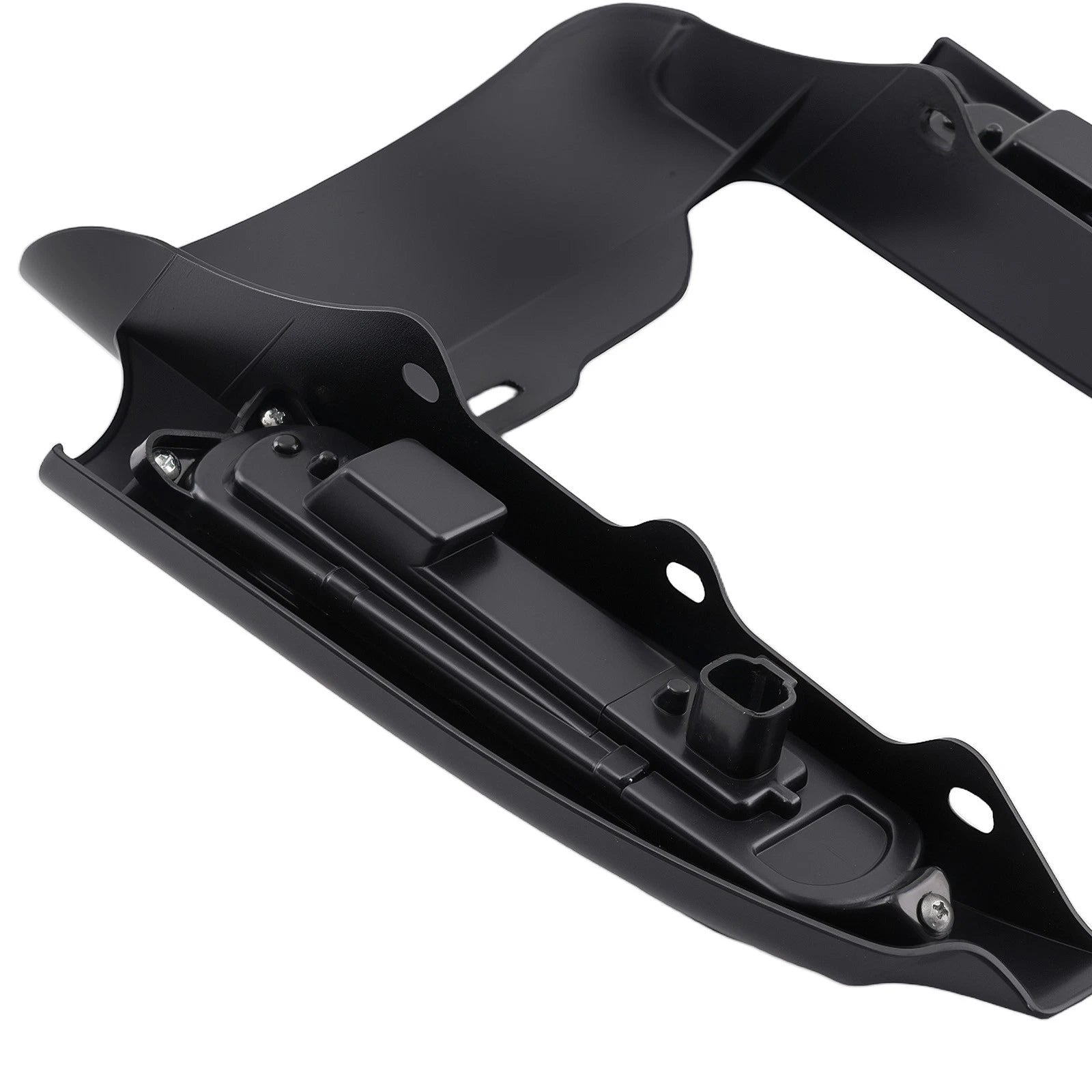 Rear LED Mud Flaps for Harley Electra Glide FLHTC (2009–2013) Black ABS