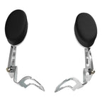 Chrome Rear Passenger Armrests for Harley Street Glide (2014-2025)