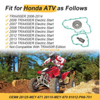 Starter Clutch Gear Kit w/Gasket & Flywheel Puller for Honda TRX450ER (2006–2014)