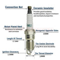 Ignition Coil & Iridium Spark Plug & Wireset for Chevrolet Impala Monte Carlo (DR39)
