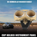 Cup Holder for Mercedes-Benz W219 (2006–2011) No.A21968004148K67 Beige