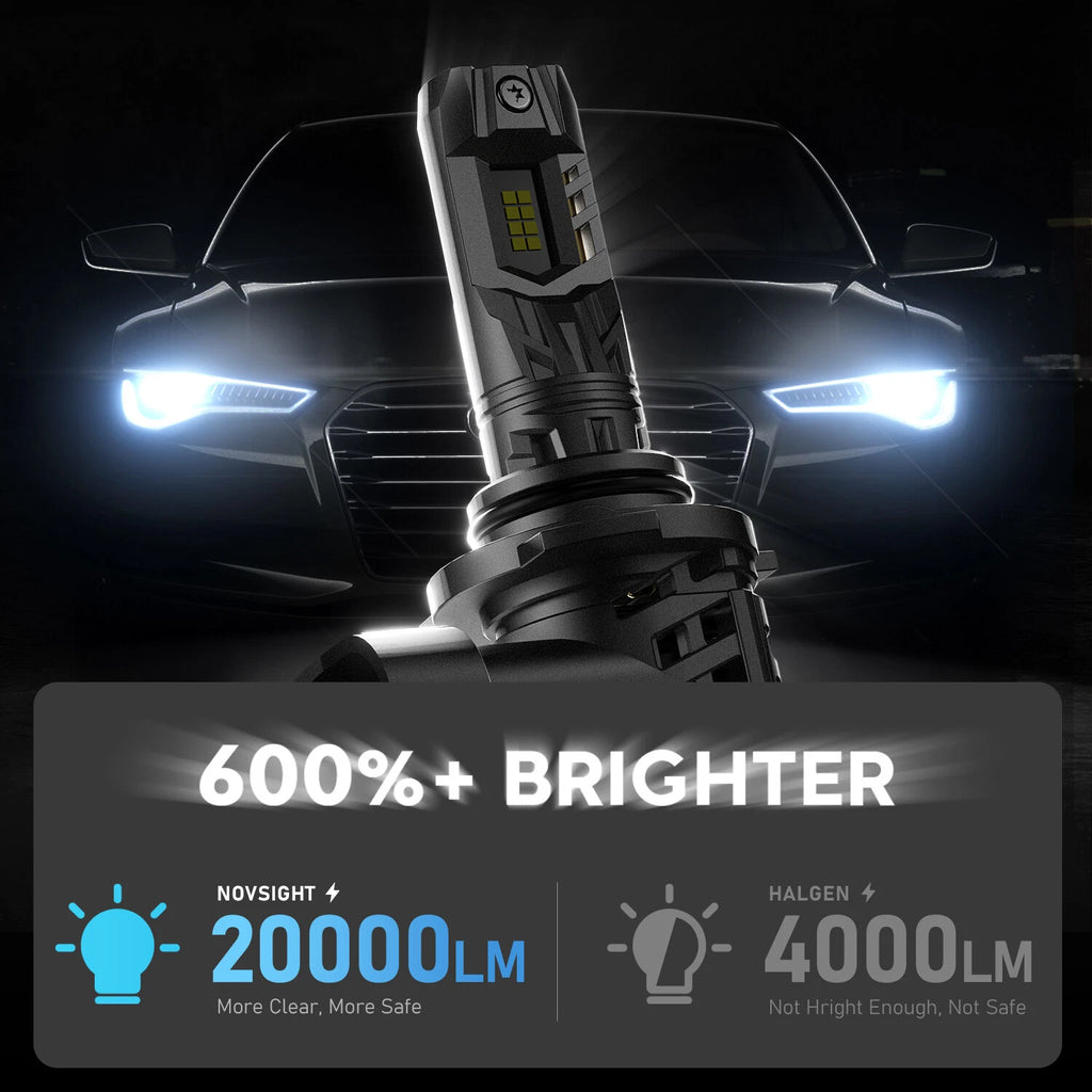 2X HB4 9006 LED Headlight Bulb for