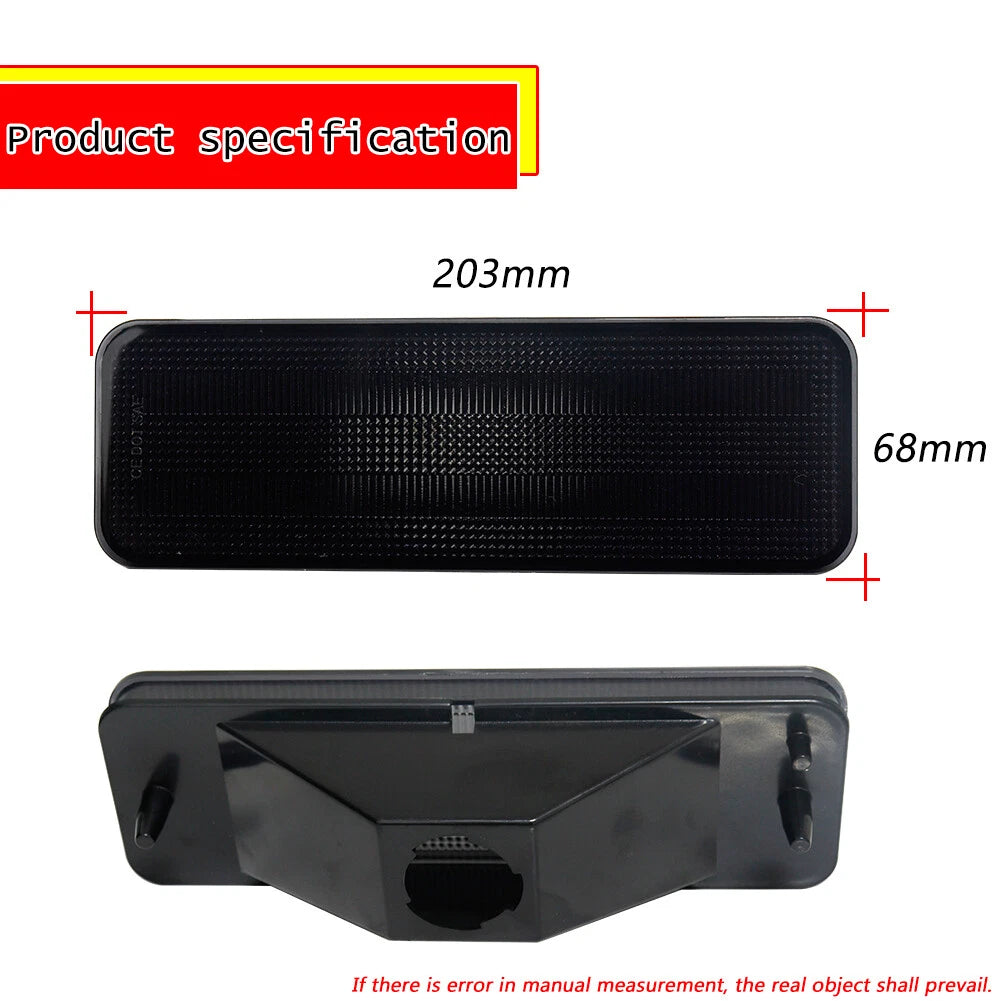 Smoked Front Bumper Turn Signal Light Lenses for Ford Bronco (1980–1986)
