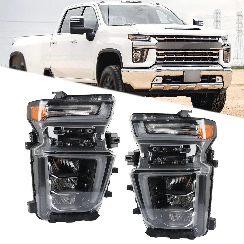 LED Headlights for Chevy Silverado 2500HD 3500HD (2020–2023)