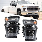 LED Headlights for Chevy Silverado 2500HD 3500HD (2020–2023)