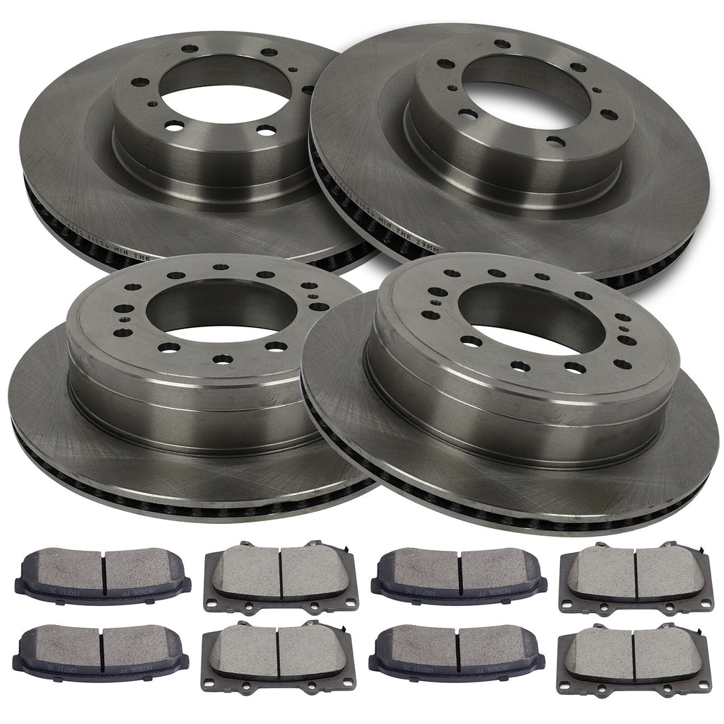 Drilled Brake Rotors & Ceramic Pads for Toyota 4Runner (2010–2020)