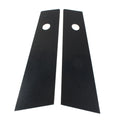 2X Bright Black Door Window Pillar Post Trims for Tesla Model Y (2020–2022)