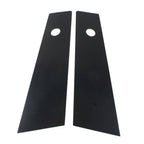 2X Bright Black Door Window Pillar Post Trims for Tesla Model Y (2020–2022)