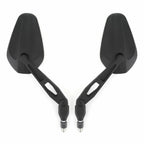 M10 10mm Rearview Side Mirrors Pair for Motorcycle Custom T9