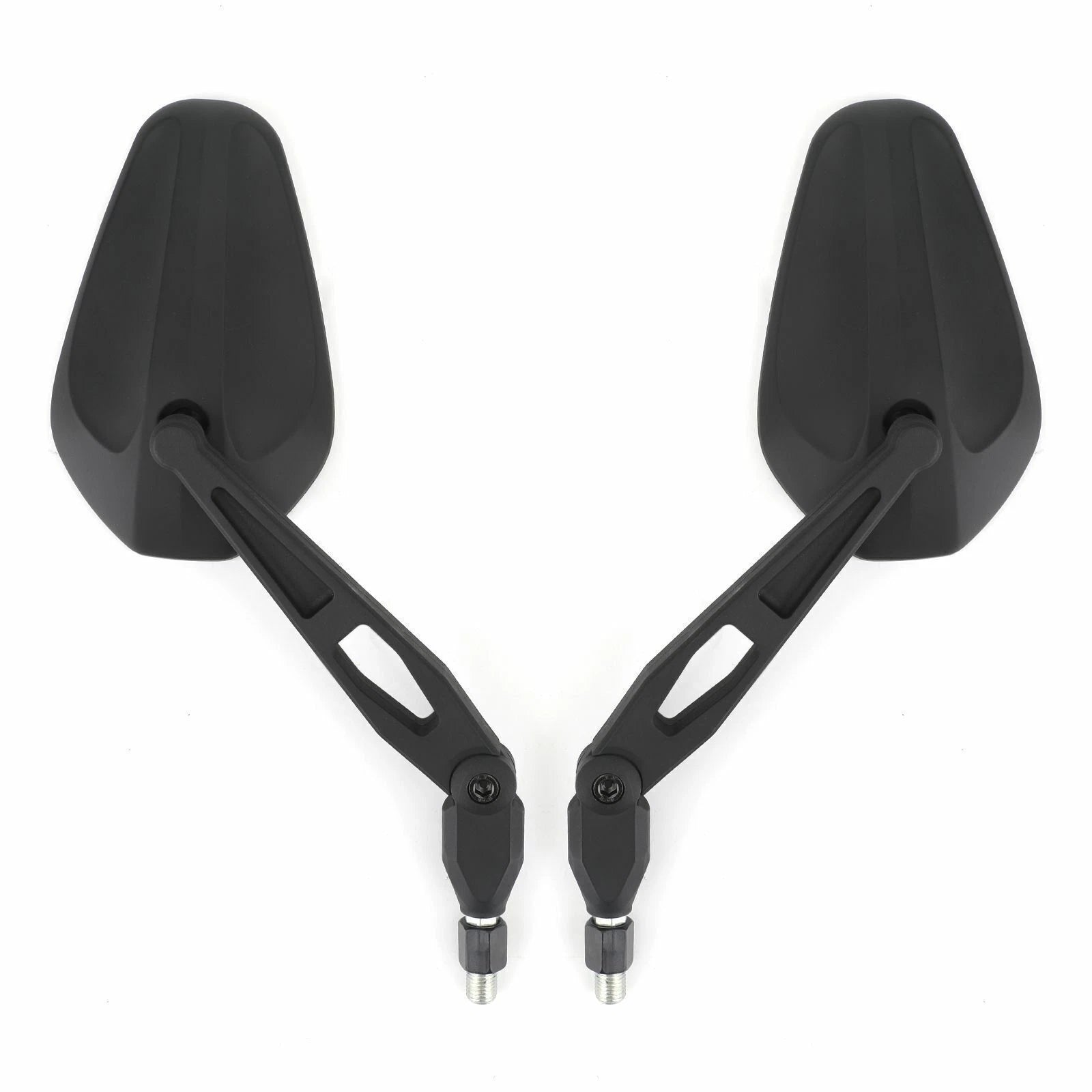 M10 10mm Rearview Side Mirrors Pair for Motorcycle Custom T9