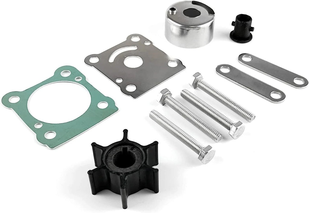 Water Pump Impeller Service Kit for Yamaha 2 Stroke 6-8 HP Outboard (6N0 6G1-W0078-00)