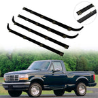 Set of 2 Inner & Outer Front Window Scraper Seal for Ford F350 (1987–1997)