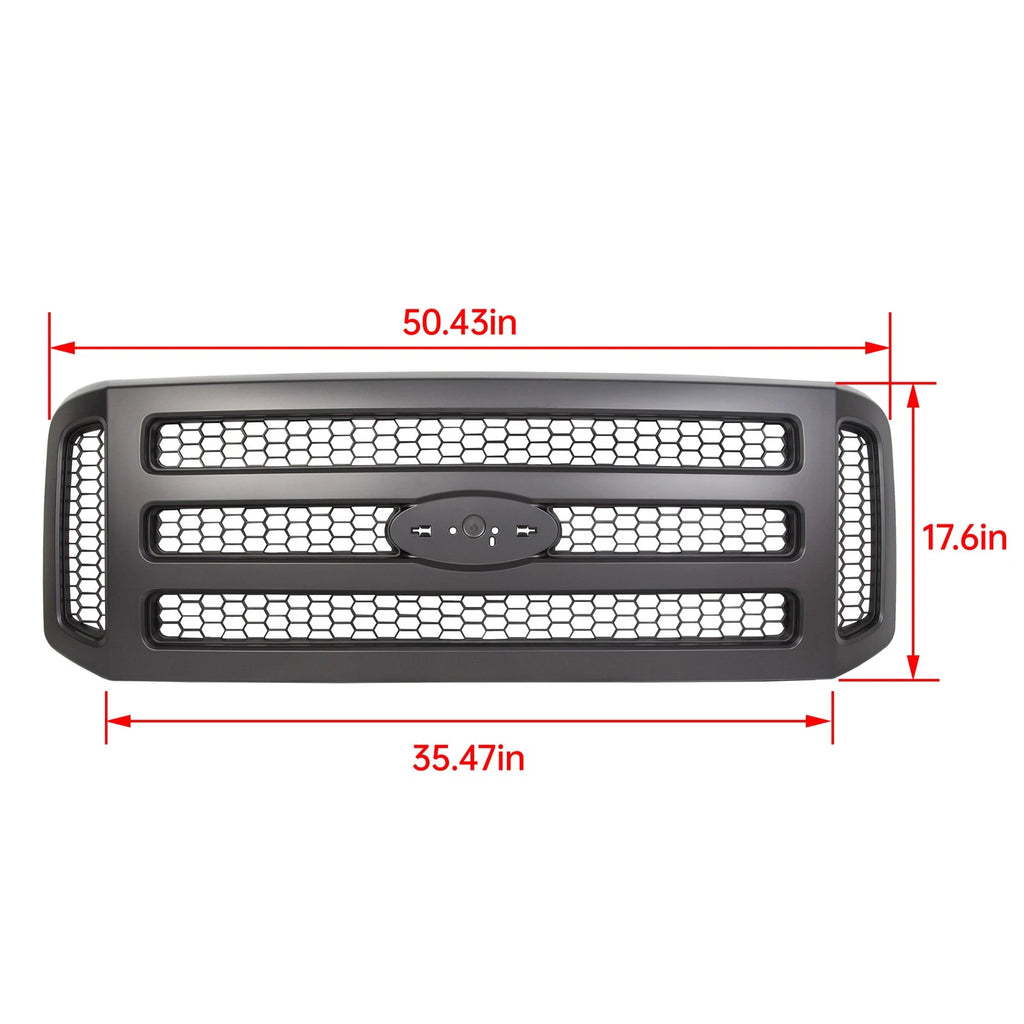 Front Grille Assembly for Ford F-250 F-350 F-450 (2005–2007) FO1200457