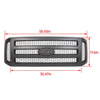 Front Grille Assembly for Ford F-250 F-350 F-450 (2005–2007) FO1200457