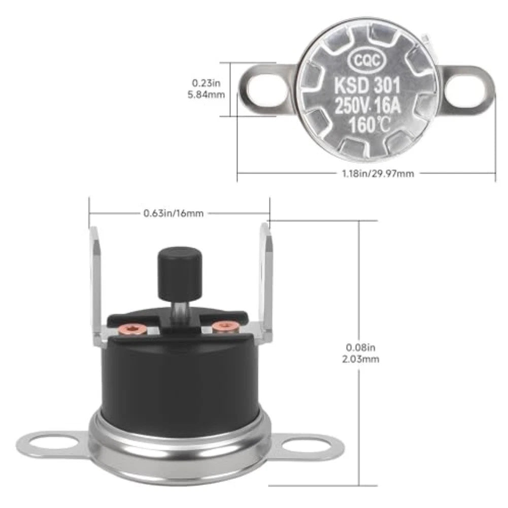 Thermal Fuse 3850870019 for Dometic DM2652 RV Refrigerator (2005–2015)