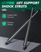 2X Front Hood Lift Supports Gas Struts for Toyota Supra (1986–1990)