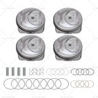 Engine Piston w/ Rings Kit for Kia Sorento, Optima, Hyundai Sonata (2.4L)