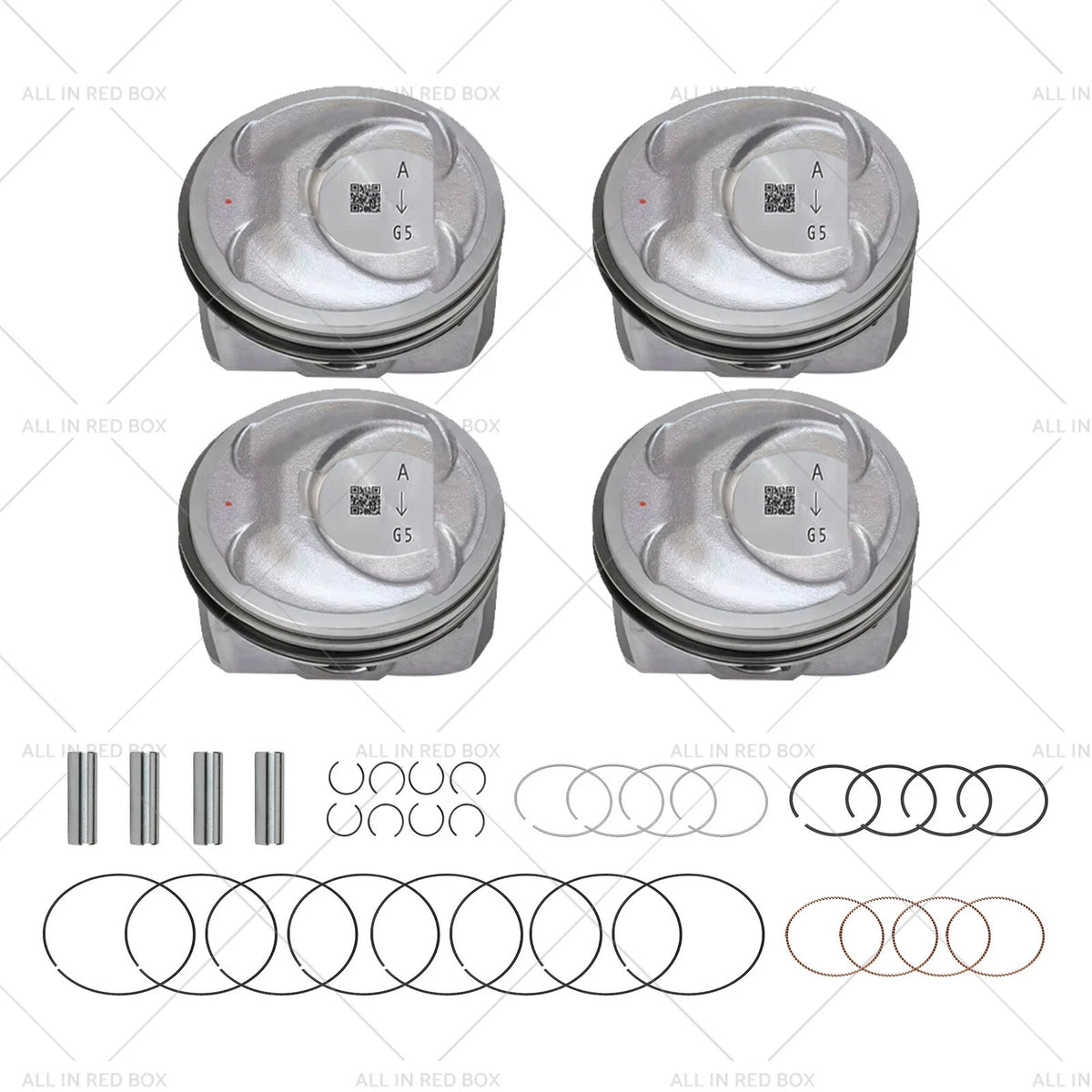 Engine Piston w/ Rings Kit for Kia Sorento, Optima, Hyundai Sonata (2.4L)