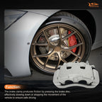 Front Brake Calipers & Rotors with Ceramic Pads for Dodge Ram 1500 (2009–2010)