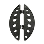 Front Driver Half Moon Footboard for Harley Electra Street Road Glide (1986–Up)
