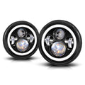 Nuvision Lighting Amber LED Signal Projector Headlights for Wrangler JK (2007–2018)