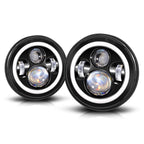 Nuvision Lighting Amber LED Signal Projector Headlights for Wrangler JK (2007–2018)