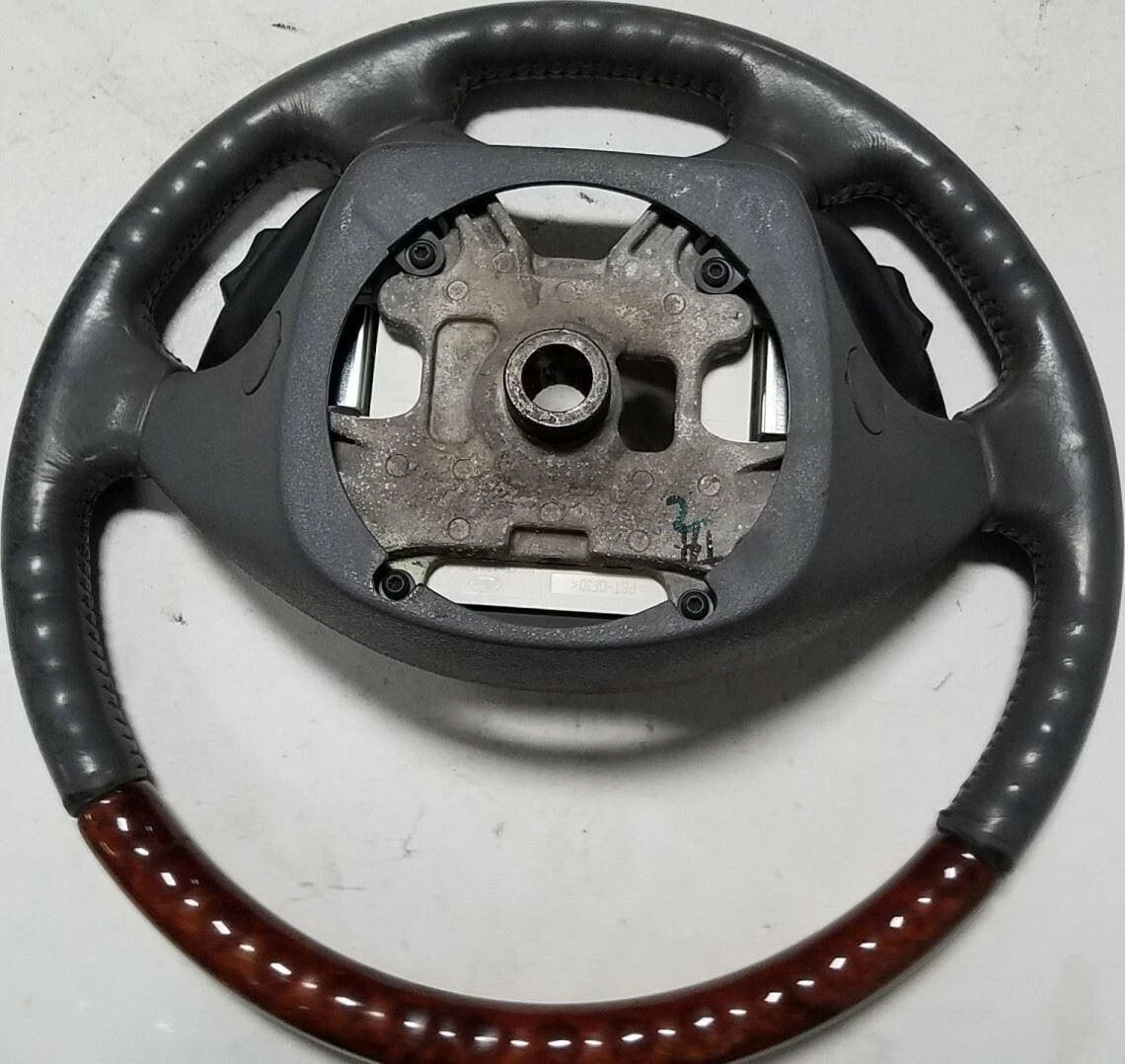 Steering Wheel Switches for Lincoln LS (2003–2006) Gray with Wood 5W43-3F563-DAW