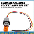 Headlight Turn Signal Bulb Socket Harness Set for Nissan Rogue Altima Pathfinder (2008–2019)