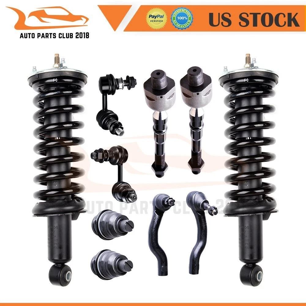 Front Suspension Struts, Sway Tie Rods, Ball Joint for Nissan Pathfinder (2005–2012)