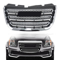 Chrome Plastic Front Upper Center Grille for GMC Terrain SLT (2016–2017)