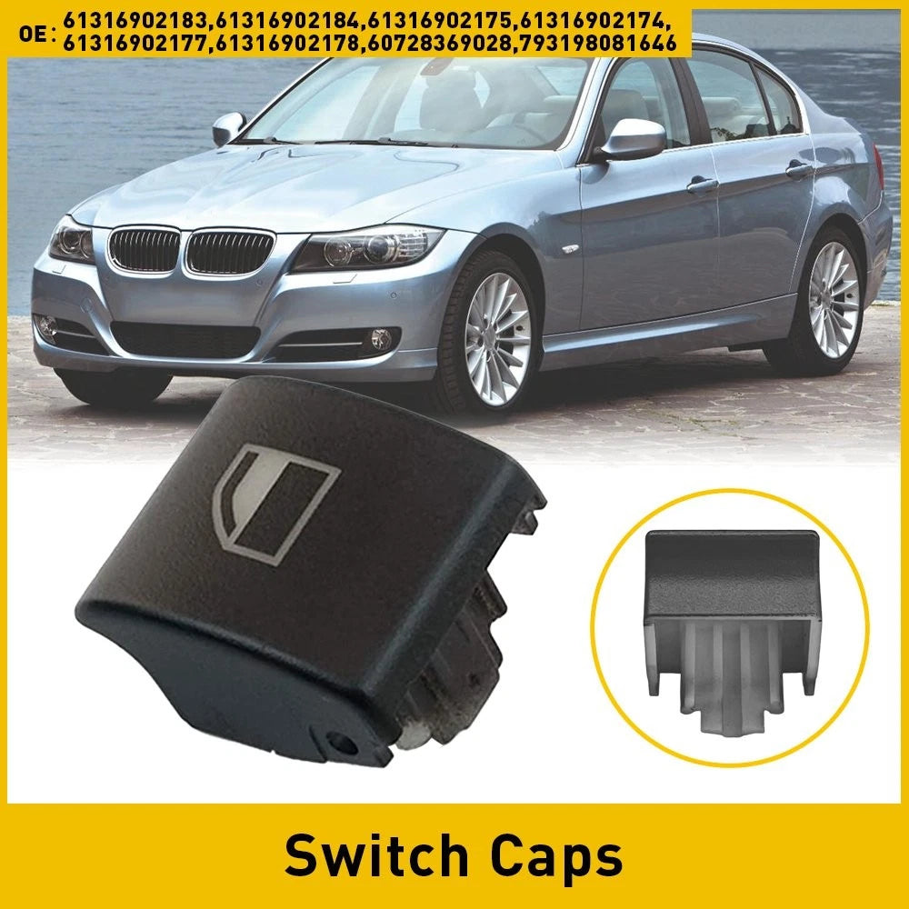 Window Control Button Cap Cover for BMW E46 3-Series 325i 330i M3 328i 323i