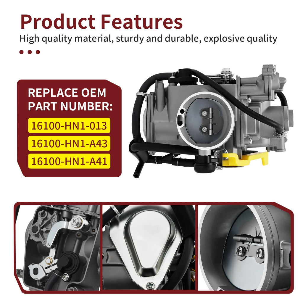 Carburetor 16100-HN1-A43 for Honda TRX400 EX 400X Sportrax (1999–2014)