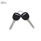 2X Ignition Logo Key Uncut Blade Blank for GM Chevy Truck Van (B102-P)